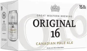 Great Western Brewing Company Great Western Original 16 Canadian Pale Ale