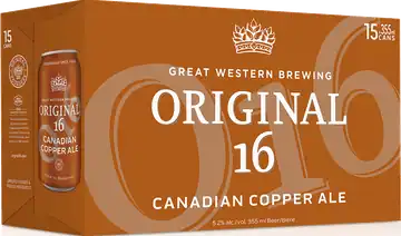 Great Western Brewing Company Great Western Original 16 Canadian Copper Ale