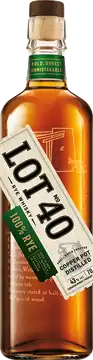 Corby Distilleries Limited Lot No 40 Single Copper Pot Still Canadian Whisky