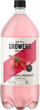 Growers Cider Co Growers Strawberry Rhubarb Cider