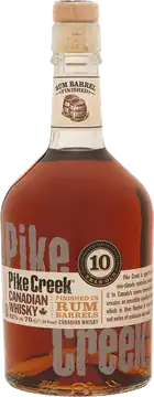 Corby Distilleries Limited Pike Creek Double Barrel Canadian Whisky