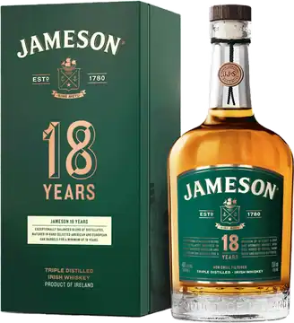 John Jameson & Son Limited Jameson 18 Year Old Irish Whiskey