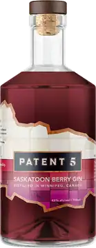 Patent 5 Distillery Patent 5 Saskatoon Berry Gin
