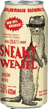 Balderdash Brewing Balderdash Sneaky Weasel Lager