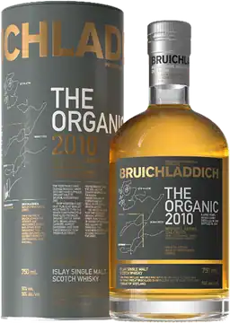 Bruichladdich Distillery Bruichladdich The Organic 2010 Islay Single Malt Scotch Whisky