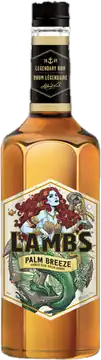 Lamb's Navy Rum Lambs Palm Breeze Amber Rum