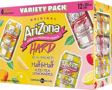 Molson Canada Arizona Hard Half & Half Iced Tea Variety Pack