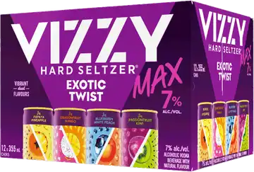 Molson Canada Vizzy Max Hard Seltzer Exotic Twist Variety Pack