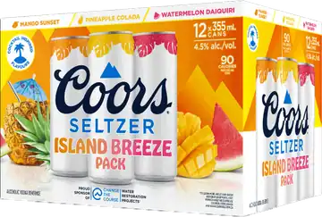 Molson Canada Coors Seltzer Island Breeze Mixer Pack
