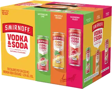 The Smirnoff Co. Smirnoff Vodka & Soda Mixer Pack