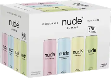 Nude Vodka Soda Nude Lemonade Mixer Pack