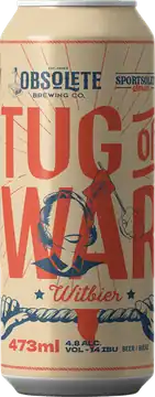 Obsolete Brewing Co Obsolete Brewing Tug Of War Witbier