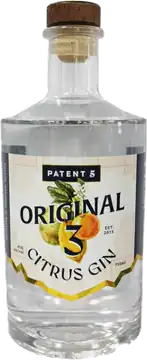 Patent 5 Distillery Patent 5 Original 3 Citrus Gin