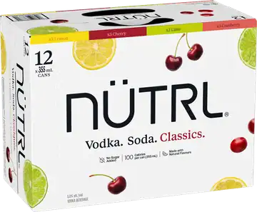 Goodridge & Williams Distillin Nutrl Vodka Soda Mixed Pack