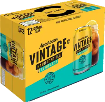 RTD Canada American Vintage Hard Iced Tea & Lemonade
