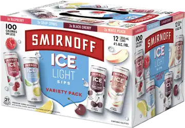 The Smirnoff Co. Smirnoff Ice Light Sips Variety Pack