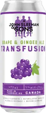 Sleeman Brewing & Malting Co John Sleeman & Sons Grape Ginger Ale Transfusion