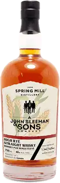 Spring Mill Distillery Spring Mill John Sleeman & Sons High Rye Straight Whisky