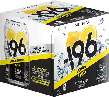 196 Vodka Soda Suntory -196 Vodka Soda Lemon