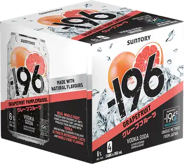 196 Vodka Soda Suntory -196 Vodka Soda Grapefruit