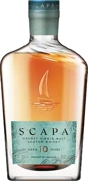 Scapa Whisky Distillery Scapa 10 Yo Orkney Single Malt Scotch Whisky