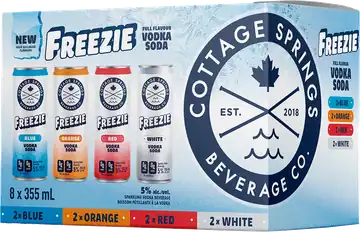 Cottage Springs Vodka Cottage Springs Vodka Soda Freezie Mixed Pack