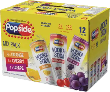 POPSICLE RTD Popsicle Vodka Soda Mix Pack