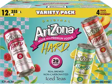 Molson Canada Arizona Hard Iced Tea 2G Of Sugar Variety Pack