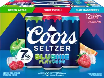 Molson Canada Coors Seltzer 7 Slushie Mixer Pack