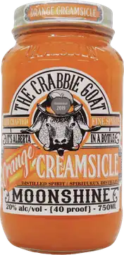 Crabbie Goat The Crabbie Goat Orange Creamsicle Moonshine Liqueur