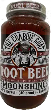 Crabbie Goat The Crabbie Goat Root Beer Moonshine Liqueur