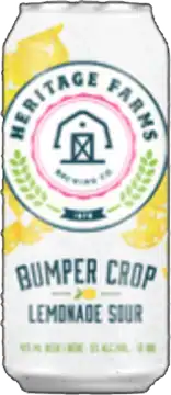 Heritage Farms Brewing Heritage Farms Bumper Crop Lemonade Sour
