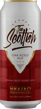 Brazen Hall Brewery Brazen Brewing The Scottish Oak Aged Ale