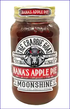 Crabbie Goat The Crabbie Goat Nana'S Apple Pie Moonshine Liqueur