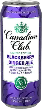 The Canadian Club Whiskey Co Canadian Club Blackberry Ginger Ale