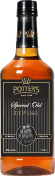 Potter's Distillers Ltd Potters Special Old Canadian Rye Whisky