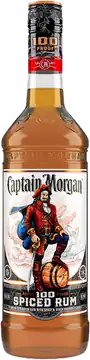 Captain Morgan Rum Co Captain Morgan 100 Spiced Rum