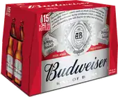 Budweiser 15/341Ml Bottles