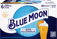 Blue Moon Non-Alcoholic Belgian White Ale