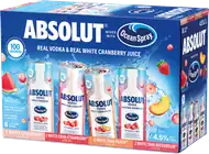 Absolut Ocean Spray Vodka White Cranberry Variety Pack