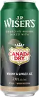 J.P. Wiser Distillery Limited Jp Wiser'S Canada Dry Whisky & Ginger Ale