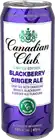 The Canadian Club Whiskey Co Canadian Club Blackberry Ginger Ale
